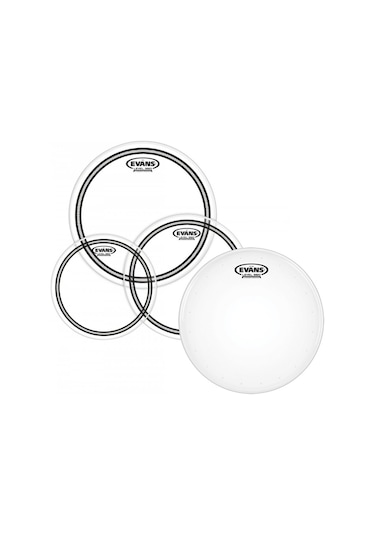 Evans EPP-EC2SHDD-R EC2S 10/12/14+14" Clear Rock Deri Seti