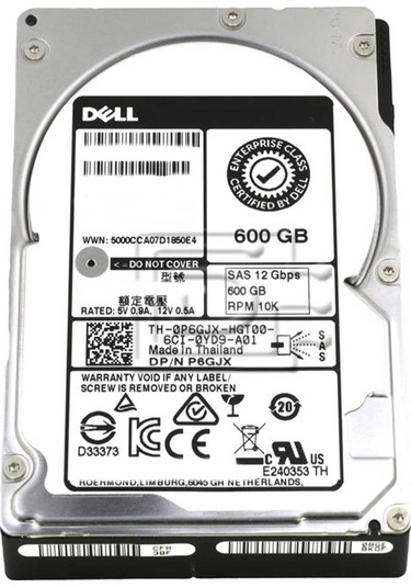 Hgst 600gb 2.5" 10,000rpm 128mb Sas Harddisk