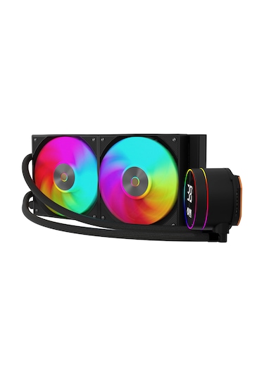 Hawk Gaming Hl240 Frostbite 240mm Led Argb Am5 Ve Lga1700 Uyumlu Siyah Sıvı Soğutucu