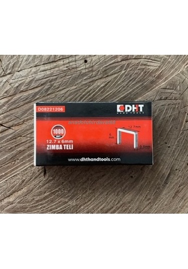 Dht Zımba Teli Boy 6 MM Mekanik Zımba Tabanca Teli Yüksek Kalite En 12.7 MM