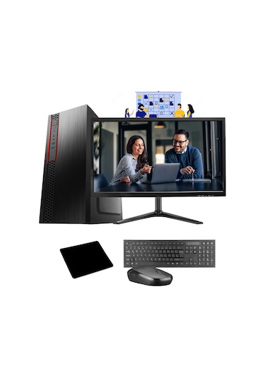 Ramtech WorkForce OF310-148 i3-10100F 16 GB 128 GB SSD R5230 19.5" Free Dos Masaüstü Bilgisayar