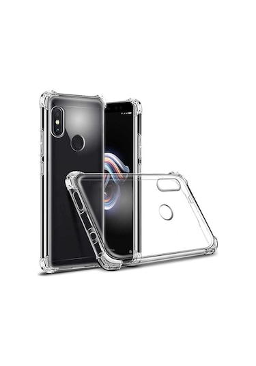 Xiaomi Redmi Note 6 Pro Kılıf Zore Nitro Anti Shock Silikon Renksiz