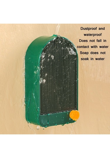 Ev Banyo Duvara Monte Kapaklı Drenaj Sabunluk Beyaz Gri