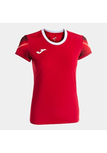 Joma Elite Xı Kadın Tişört-8143 Kırmızı, Beyaz Kırmızı - Beyaz