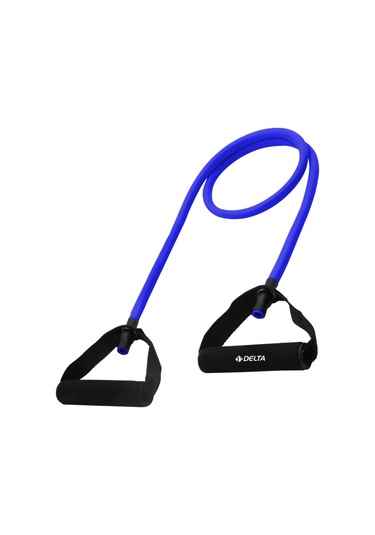 Delta 120 Cm Tutacaklı Hafif Sert 7 10 Mm Pilates Direnç Lastiği Mavi