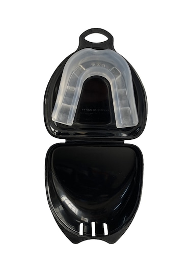 Leon Classic Dişlik Medikal Boks Dişliği Siyah Kutulu Şeffaf