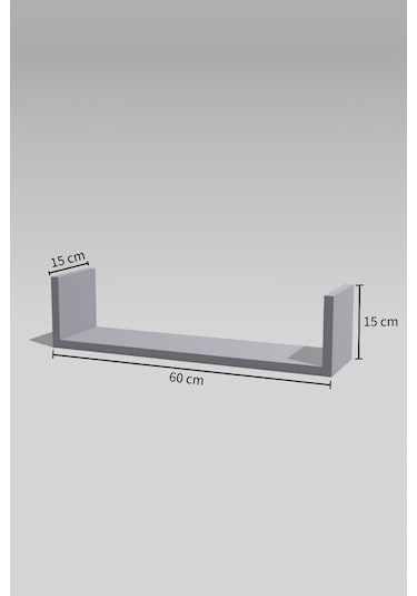 Ahşap Dekoratif Duvar Rafı