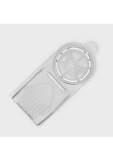 Dolana İki Çeşit Dilimlemesi Olan Yumurta Dilimleyici 437756904 Beyaz