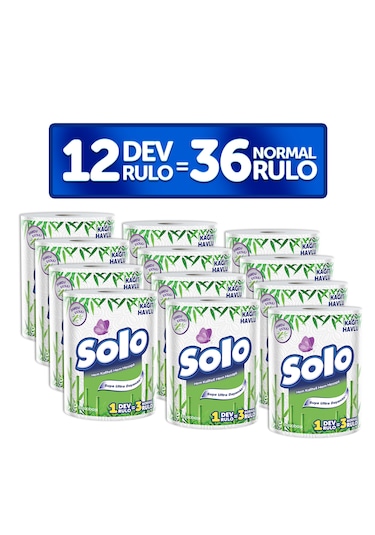 Solo Dev Rulo Bambu Kağıt Havlu 12'li