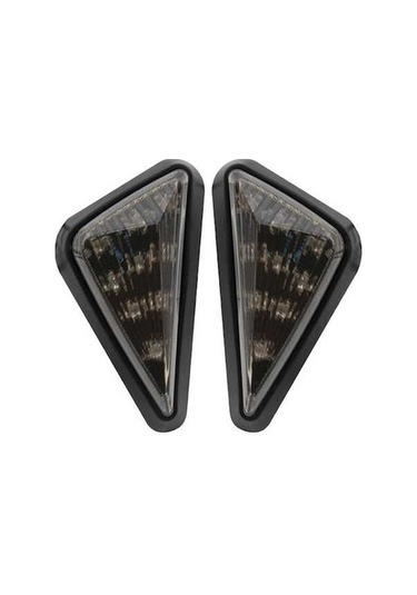 Didadodo Adet Gömme Montaj Üçgen Şekilli Led Dönüş Sinyali Işığı Suzuki Honda Yamaha Için 12 V Motosiklet Dönüş Sinyalleri Işık