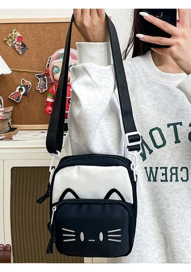 Small Box Omuz Çantası Gençler İçin 460769613 Siyah