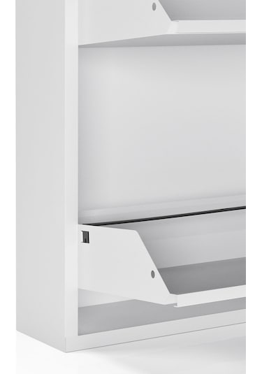Ceha Kilitli 4'lü Metal Ayakkabılık Kar Beyaz - K.AYK-4 /AB9003/KL
