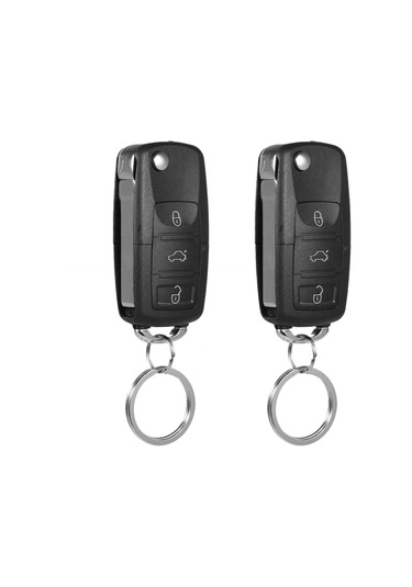 Yaozixa 12v Araba Bt Uyumlu Anahtarsız Kontrol Sistemi - 3 Tuşlu Kumanda, Led Işık, Uzakdan Kilitleme/açma, 3-8m Bt Mesafesi