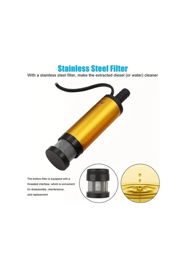 Pazly Drimore Araba Emme Pompası, 12v/24v Dc, Alüminyum Kabuk, Kablo Ve Adaptörler, Rv Otomobiller İçin, Dizel Su Taşımacılığı