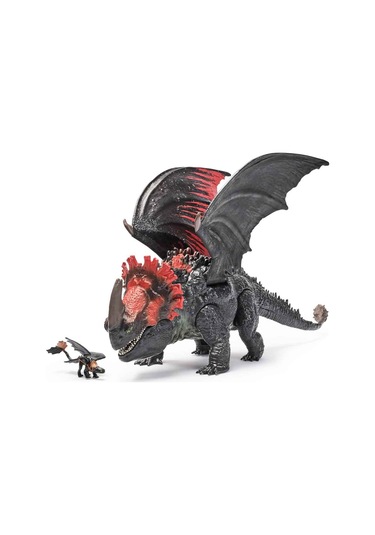 Ejderhanı Nasıl Eğitirsin Red Death Çiğneme Saldırısı Ejderha Figürü 28 Cm Hareketli Ejderha Oyunc Ejderhanı Nasıl Eğitirsin