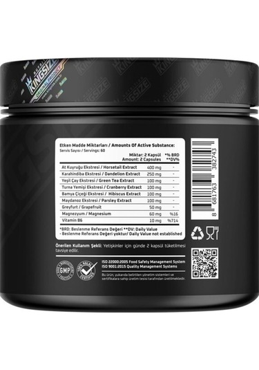 Kingsize Nutrition Wat3r-out 120 Kapsül