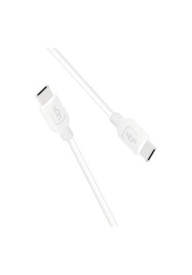 Linktech K451 Strong 60W Type-C - Type-C Data/Şarj Kablosu 1mt Beyaz