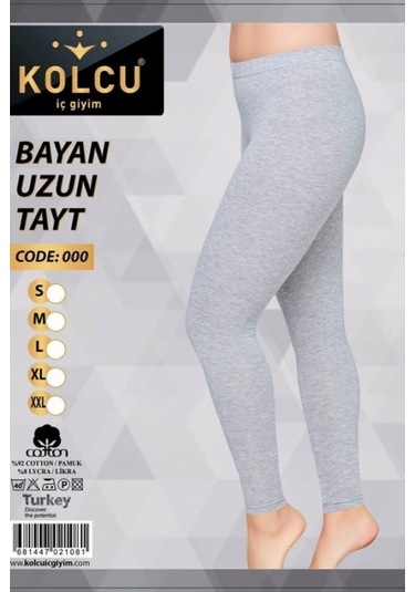 Kolcu Kadın Uzun Tayt 453 Gri