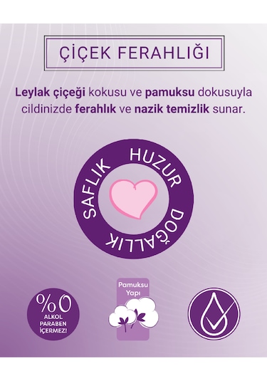 Paddlers Leylak Kokulu Islak Mendil 24x72 li Koli (1728 Yaprak)