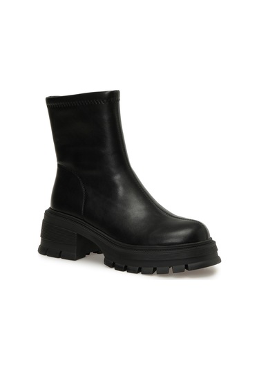 Butigo 25k-8145 5pr Siyah Kadın Topuklu Bot 000000000102050931 Siyah