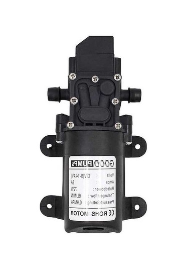 Fortunelane 12v 72w Yüksek Basınçlı Sprey Pompa, Otomatik Emme, İki Taraflı Düz Uç