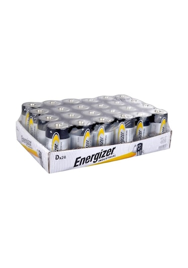 Energizer Industrial Lr20 24'lü Alkalin Büyük Boy D Pil 24'lü