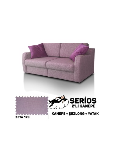 Serios Şezlonglu Yataklı Kanepe - Zeta 179