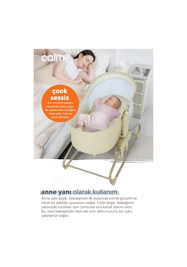 Huggy Calm All In One Sallanabilir Mini Beşik