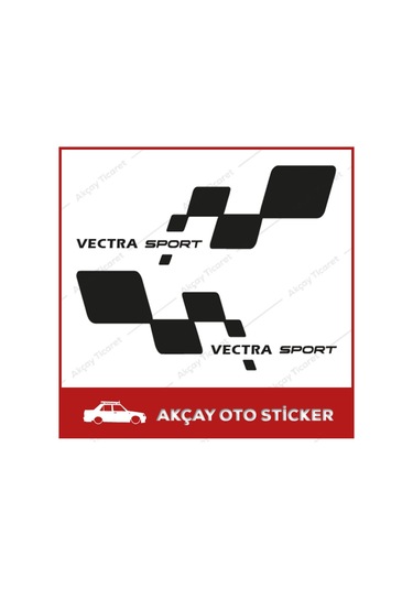 Opel Vectra Sport Sticker Vectra Sticker Opel Oto Sticker