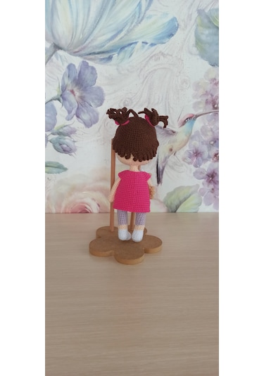Amigurumi Bebek Bobo 21 Cm Boyunda Organik Oyuncak