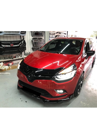 Renault Clio 4 Ön Ek Lip 3 Parça Parlak Siyah Voltex Tam Uyumlu