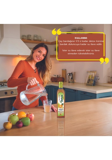 Hanzade Bitkisel Ananaslı Detox Şurubu Bromelain 3 x 475 ML