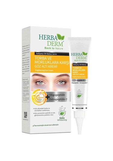 Herbaderm Torba Ve Morluklarına Karşı Göz Altı Kremi 15 ML