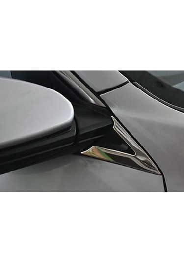 Honda Civic Uyumlu 2016-2021 Krom Cam Çıtası 8 Parça Paslanmaz  Çelik