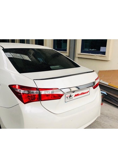 Toyota Corolla Uyumlu Bagaj Üstü Anatomik Spoiler Plastik Piano Black