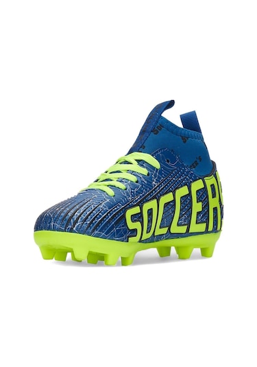 Celira Ns01 Mavi Sarı Erkek Çocuk Çoraplı Halısaha Krampon Sarı