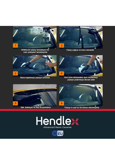 Hendlex Cam Temizlik Ve Su İtici Set 50ml.x2