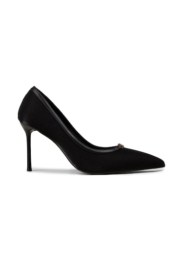 Deery Kadın Siyah Özel Doku Stiletto - V0t30zsyhm01 siyah