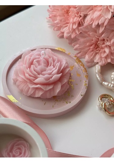 Lavalova Hediye Mum Ve Tepsisi Seti 178071586 Beyaz