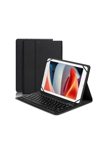 Yunboo Çok Fonksiyonlu 9-11 İnç Tablet Klavye Kılıfı - Bluetooth, Dokunmatik, 7 Renkli Aydınlatmalı Diğer Diğer