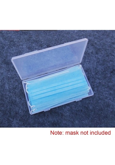 Ulzyvf Taşınabilir Masif Maske Saklama Kutusu - 10 Adet, Toz Ve Nem Geçirmez Kapaklı Diğer