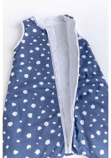 Premium Kalite 2,5 Tog 100% Pamuk Penye Astarlı Kız -erkek Çocuk Uyku Tulumu Lacivert