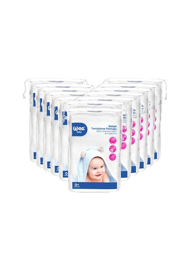 Bebek Temizleme Pamuğu Seti (60x12 720 Adet)