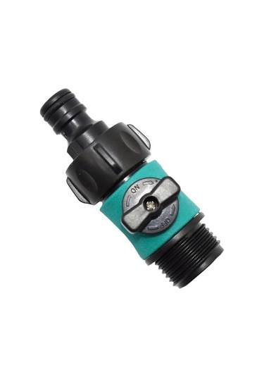 Plastik Vana 3/4 Inç Erkek Konu Hızlı Bağlantı Araba Yıkama Bahçe Sulama Boru Bağlantı Parçaları Uzatma Hortum Anahtarı 1 Adet 3072 Diğer