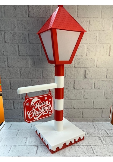 Yılbaşı Tabelalı Dekoratif Lamba Merry Christmas Işıklı Tasarım