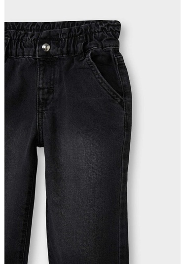 Defacto Kız Bebek Wide Leg Beli Lastikli Jean Pantolon F1829a525aunm36 Antrasit