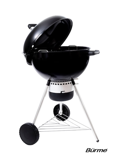 Partner 55.00 Black Profesyonel Kömürlü Barbekü Siyah