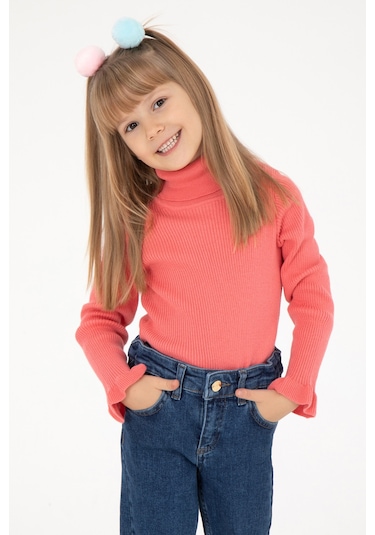 U.s. Polo Assn. Kız Çocuk Nar Çiçeği Kazak /triko 50297166-vr239 Nar Nar Çiceği