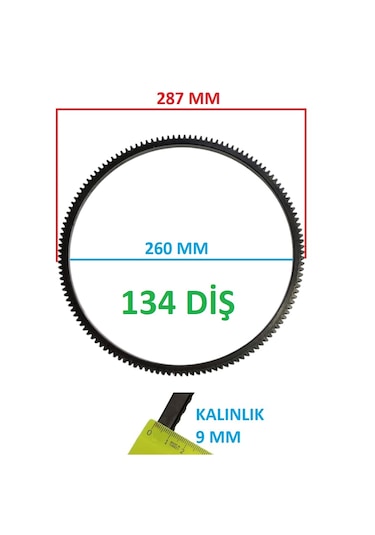 Fiat Tempra 2.0 2000 Motor Volant Dişlisi 134 Diş