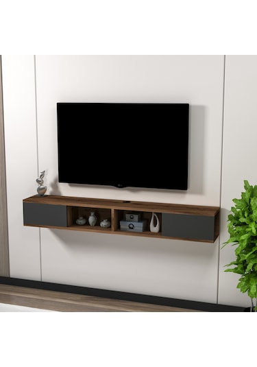 Arnetti Duvara Monte Mayer Televizyon Sehpası, Lidya Antrasit